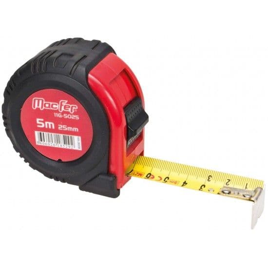 Fita métrica MacFer 11G- 5025 5m 25mm refª 185.0029 MACFER