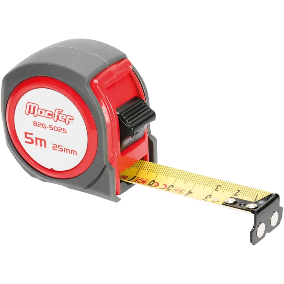 Fita métrica compacta 8m 25mm 82G refª 185.0043 MACFER - 185.0043 - Ferramentaspro.pt