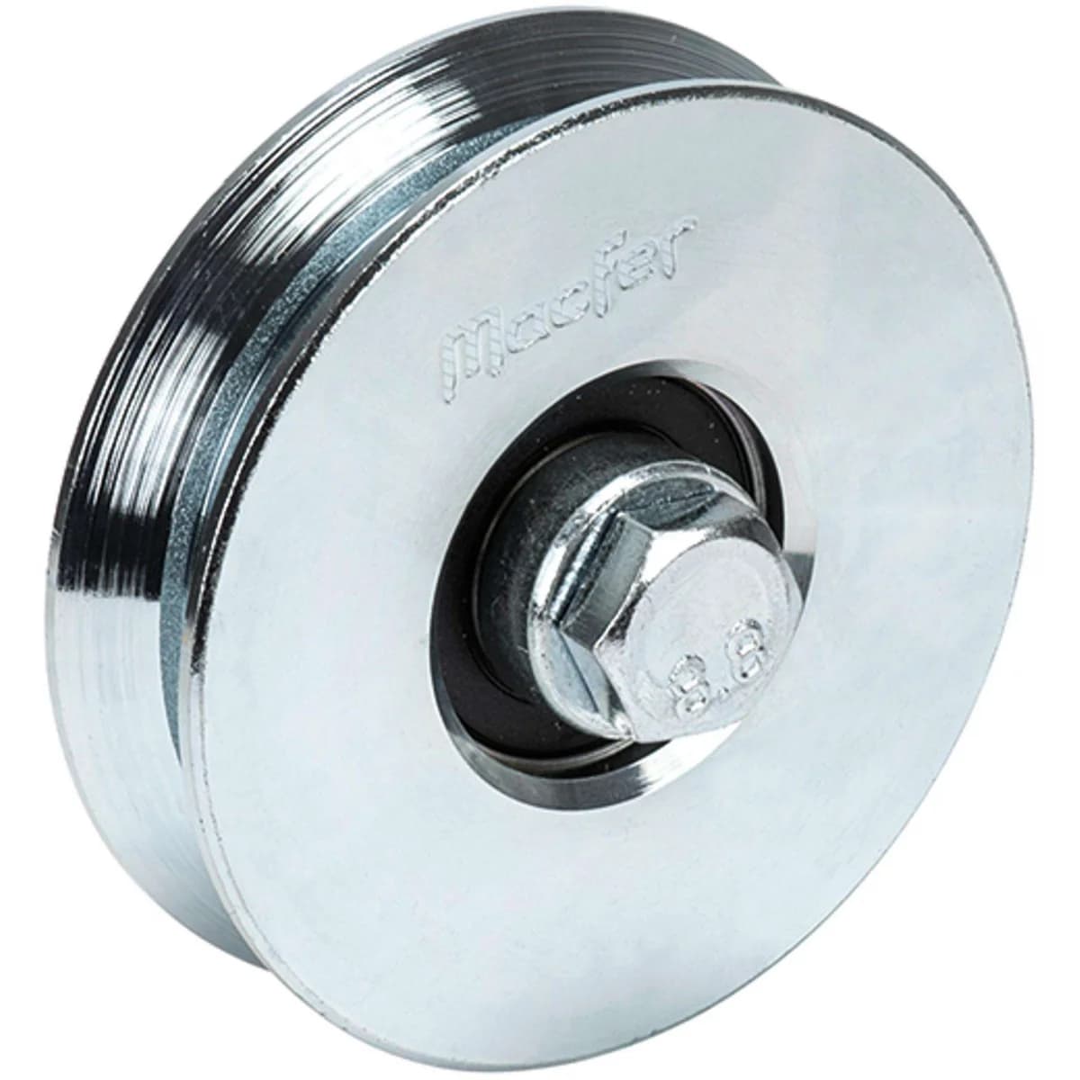 Roda Y com parafuso 1 rolamento galvanizada Y1P 60x17mm (M10 55mm) refª 206.0012 MACFER - 206.0012 - Ferramentaspro.pt