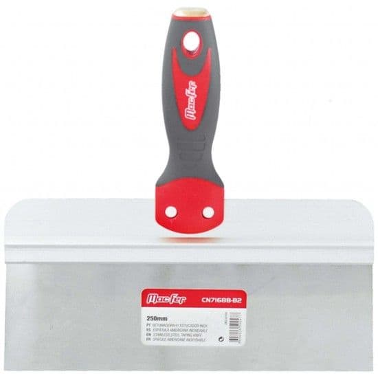 Betumadeira p/ estucador inox MacFer CN7168B-B2 400mm refª 083.0106 MACFER