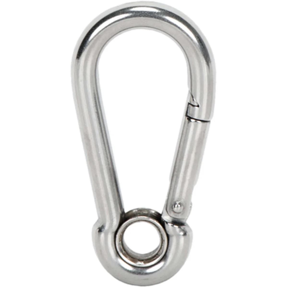 Mosquetão bombeiro com olhal inox AISI316 MS0601 8x 80mm refª 035.0214 MACFER - 035.0214 - Ferramentaspro.pt