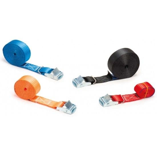 Cinta amarar fivela 0,5t 25mm 5m (preta) refª 132.0271 Macfer