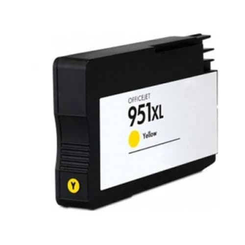 Tinteiro Compatível HP 951XL Amarelo CN048A 30ml - CPT-HCN048A