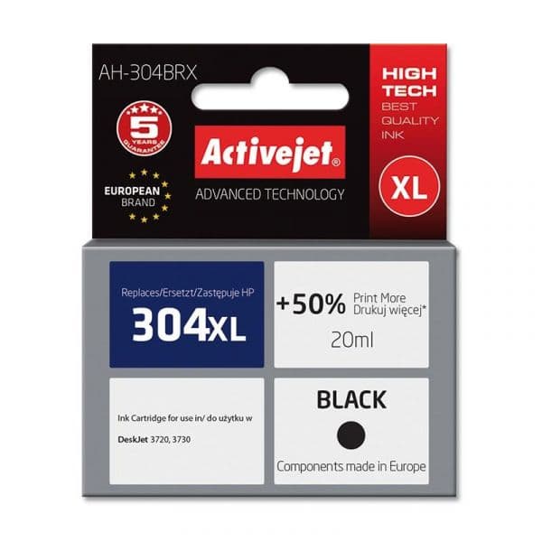 Tinteiro HP 304XL N9K08A Black Compatível