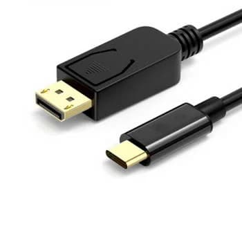 CABO CONVERSOR USB-C PARA DISPLAYPORT M 1.8M PRETO