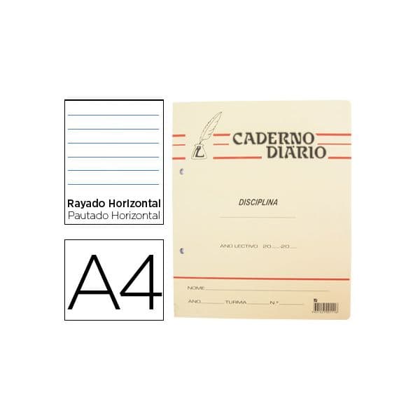 PF Caderno Pautado B5 Agrafado 36 Folhas