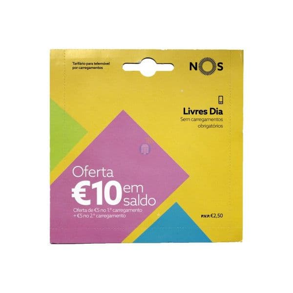Cartão SIM Nos - Livres Dia