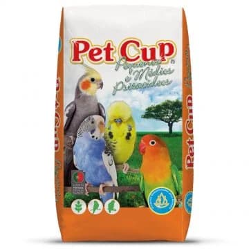 Pet Cup Mistura Premium Periquitos Inglês 20 kg