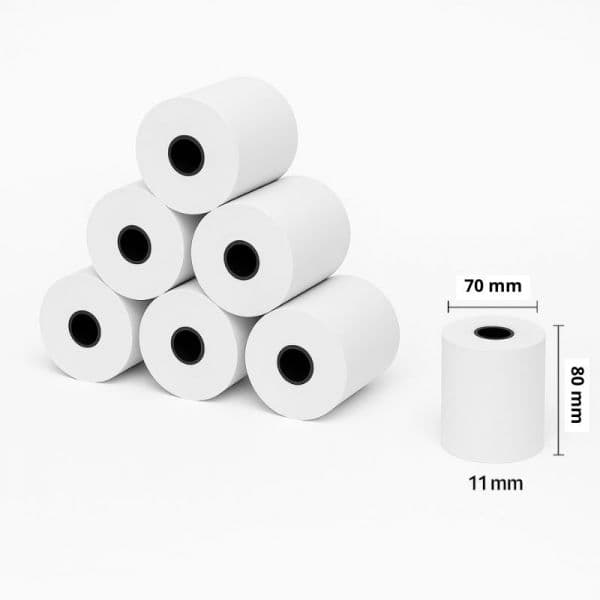Rolos Térmicos 80x70x11 mm Pack com 10 rolos - 1132N1061867