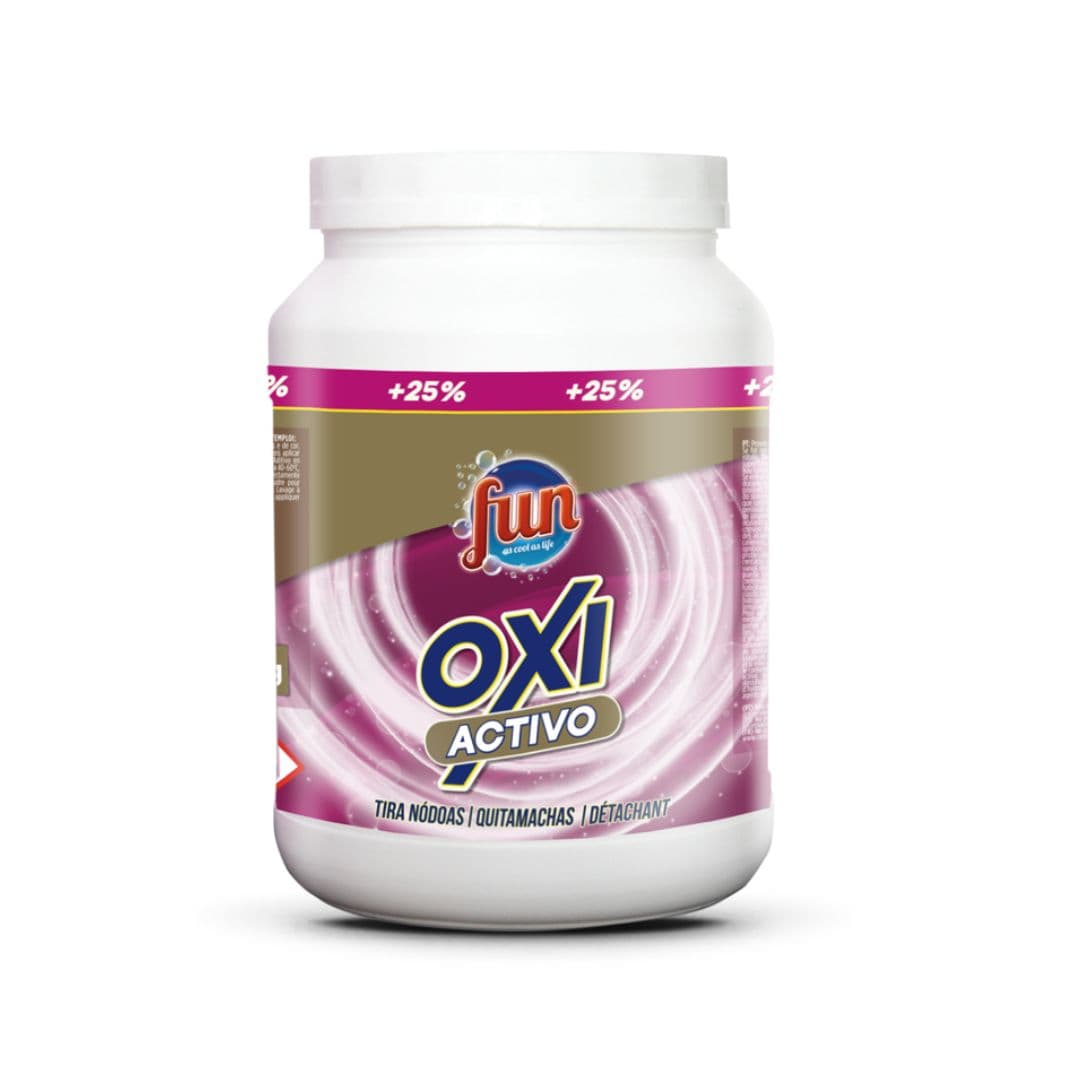 Fun Oxiactivo Aditivo em Pó - Tira Nódoas com Oxigénio Ativo para Todo o Tipo de Roupa 1kg