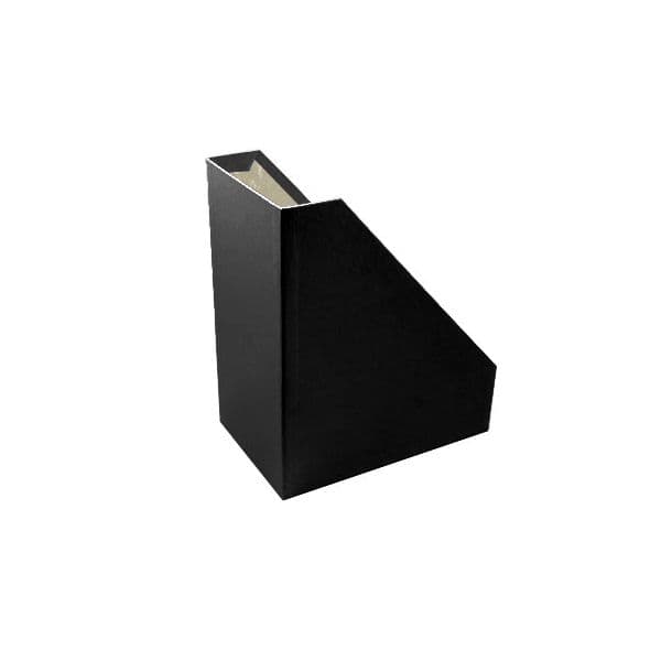 Porta Revistas de Cartão 30x25x15.5cm Preto - 1704106