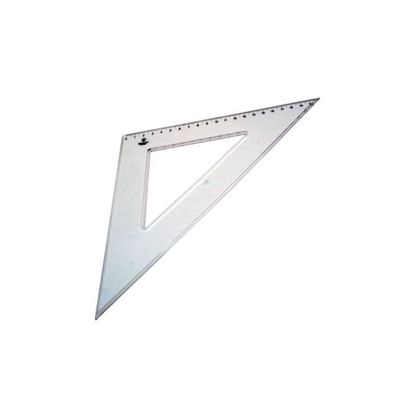 Smart Office Esquadro de Plástico 45º 21cm Crystal
