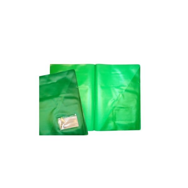 Smart Office Pasta Classificadora Plástico A4 c/ Bolsa e Visor Verde 321A