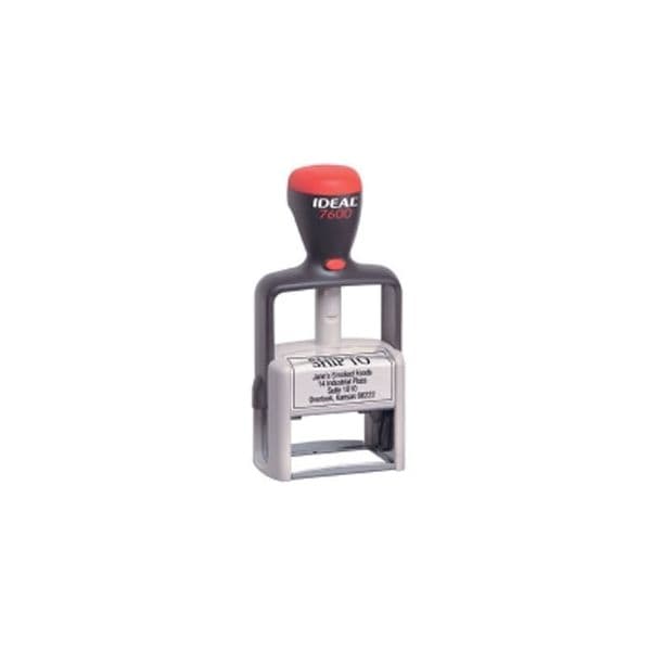 Ideal 7600 Carimbo Autotintável 34x57mm