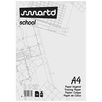 SmartD Papel Vegetal A4 92gr 50Fls