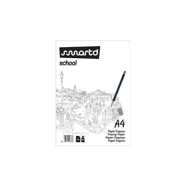 SmartD Papel Vegetal Esquico A4 38gr 50 Fls 1845632