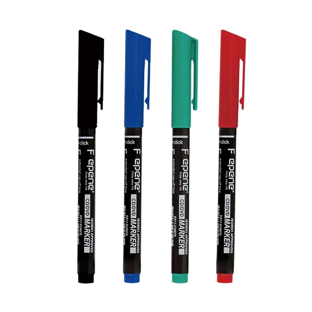 Epene Marcador Permanente Fino CD / Acetatos 4 Cores