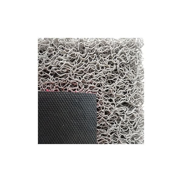 Tapete Desinfeção de Malha em PVC 40x60cm c/Rebordo Cinza