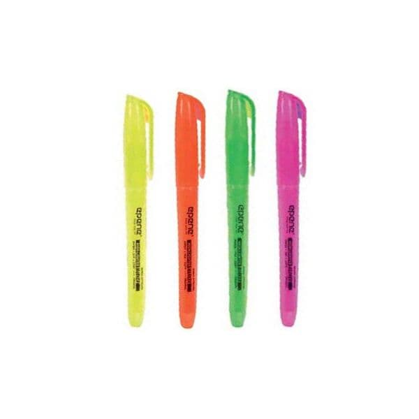 Epene Marcador Fluorescente 4 Cores Fino 4 Un. - 1331027
