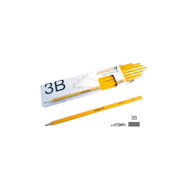 SmartD Lápis Grafite 3B Cx. 12un