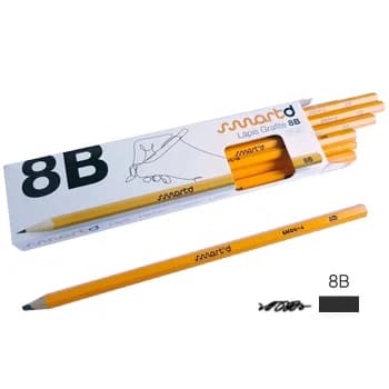Lápis Grafite 8B SmartD Cx 12un (1 Uni.)