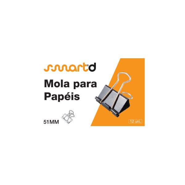 SmartD Molas para Papeis 51mm Cx 12 Un. - MOL-MOSMD51