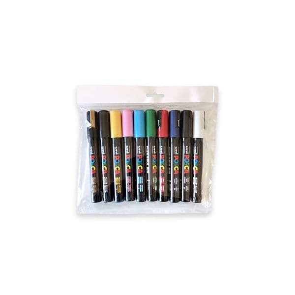 Posca Marcador PC-5M 1.8mm Sortido 10 Un. - 1293248