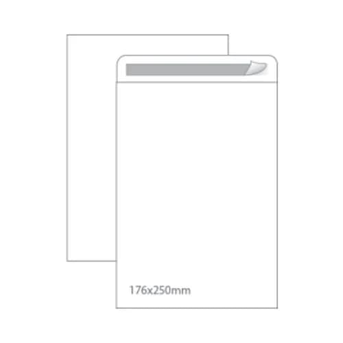 Envelopes Saco 176x250mm Branco 90g Autodex Cx250un (B5) 1611033