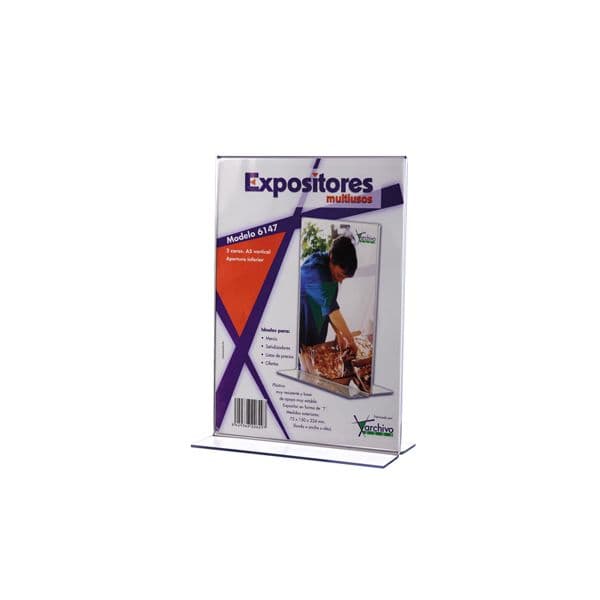 Expositor Porta Preços Acrílico A5