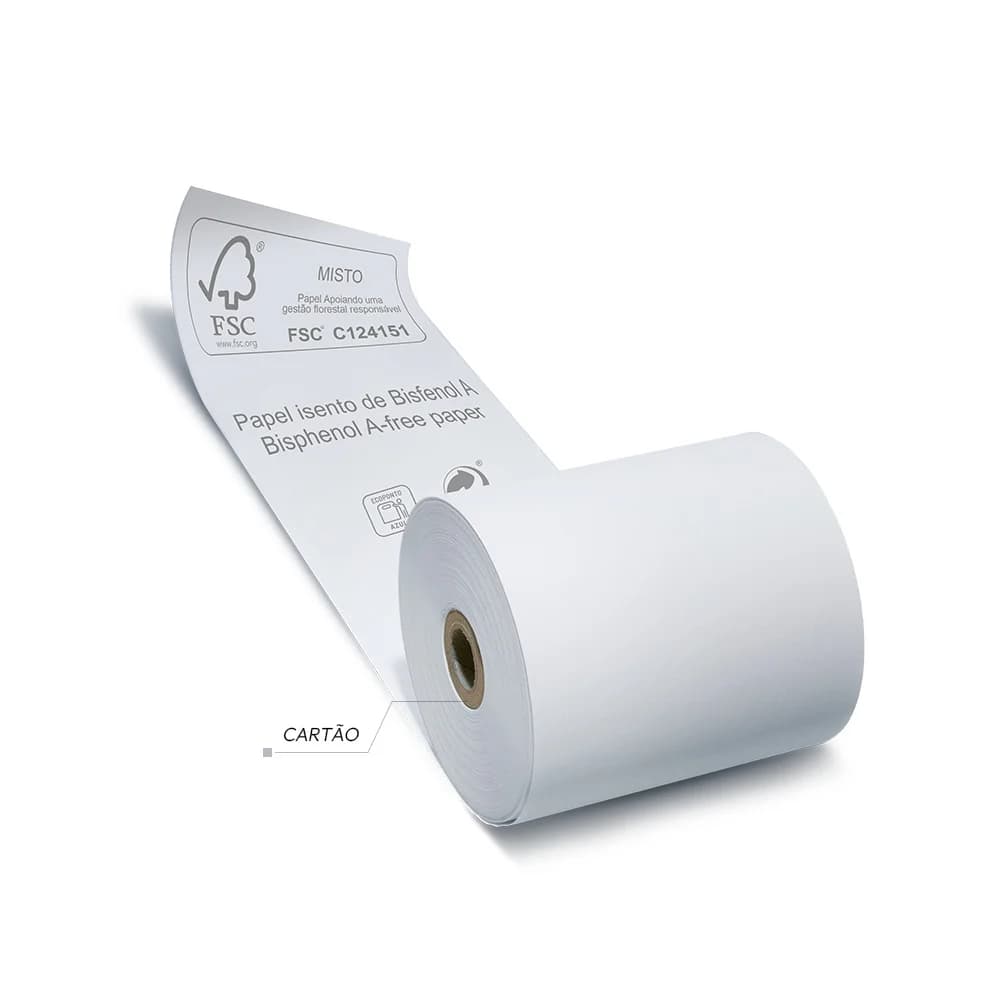 Rolo Papel Térmico 080x60x11mm 10un (1 Uni.)