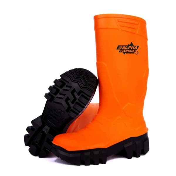 Dikamar Galochas Alpha Icepack S4 Laranja/Preto 45
