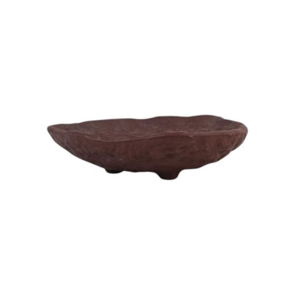 Luso Bonsai Vaso de Bonsai Redondo 15*15*3 cm Sem Esmalte - Yixing - 06037
