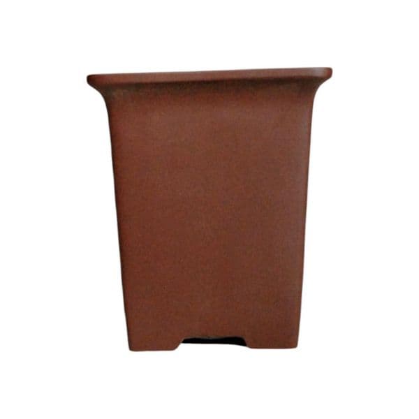 Luso Bonsai Vaso de Bonsai Cascata 19*18,5*18,5 cm Sem Esmalte - Yixing - 06042