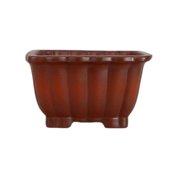 Luso Bonsai Vaso de Bonsai Quadrado 28*28*13,5 cm Sem Esmalte - Yixing - 06535