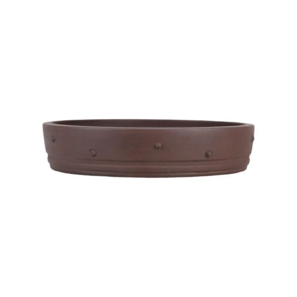 Luso Bonsai Vaso de Bonsai Redondo 40*10 cm Sem Esmalte - Yixing - 06593