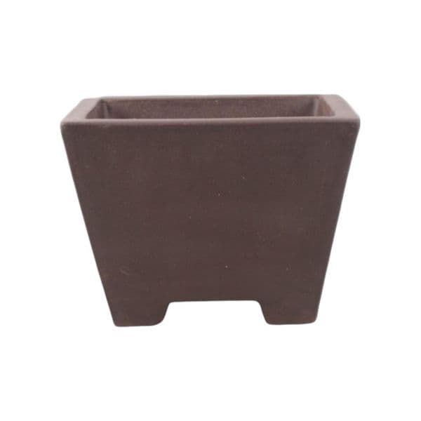 Luso Bonsai Vaso de Bonsai Cascata 27,5*27,5*19 cm Sem Esmalte - Yixing - 06735