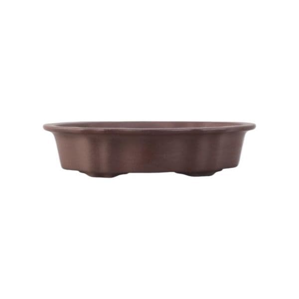 Luso Bonsai Vaso de Bonsai Oval 25,5*17*5,5 cm Sem Esmalte - Yixing - 06851