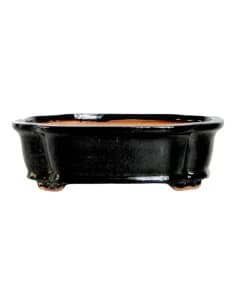 Rectangular Bonsai Pot 15.5*12*5.5 cm Black - Yixing
