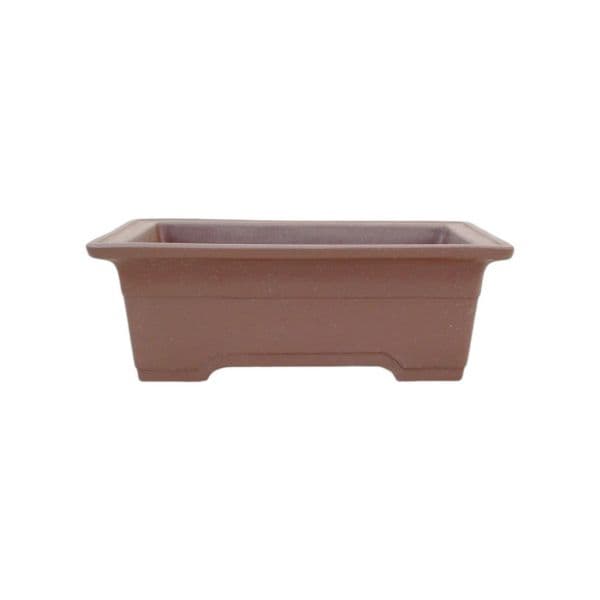 Luso Bonsai Vaso de Bonsai Rectangular 19*13,5*7.5 cm Sem Esmalte - Japão - 84235