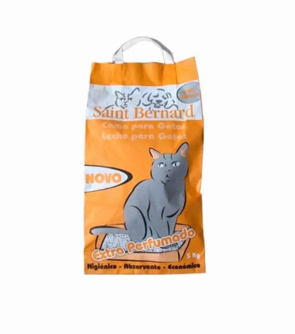 Saint Bernard Areia Gato Extra Perfumado 5Kg