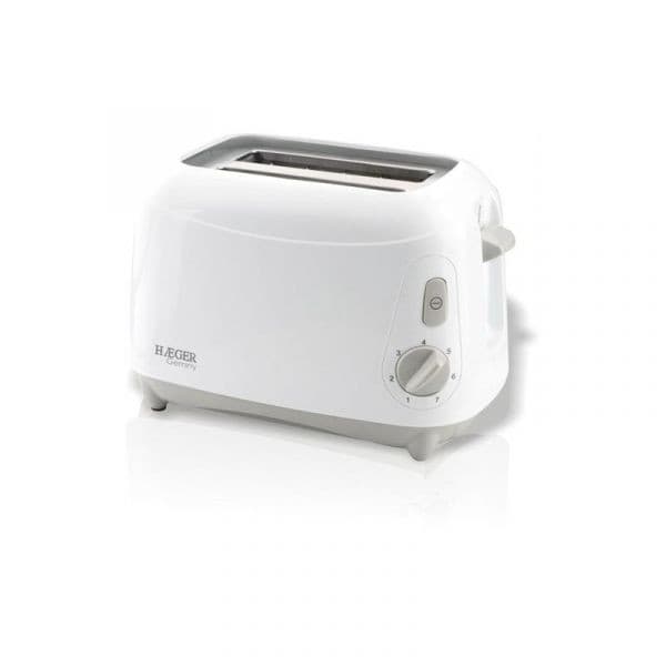 Torradeira HAEGER GEMINY | 900W, 2 Aberturas Extra Largas, 7 Níveis