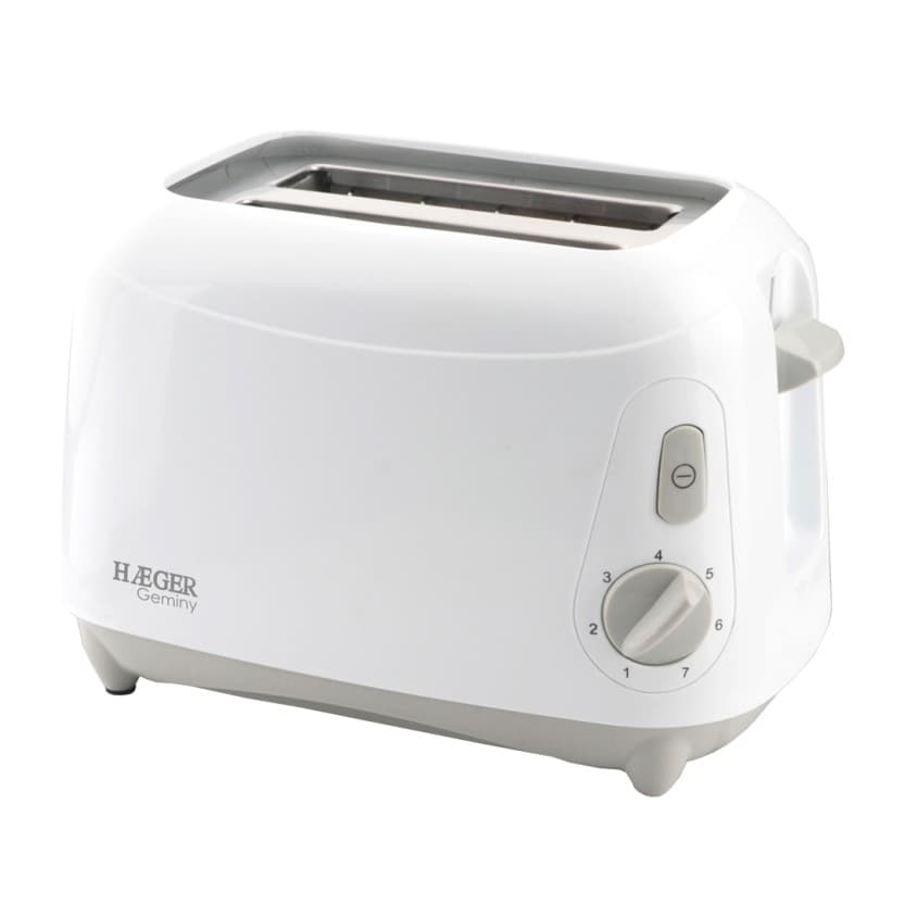 Torradeira HAEGER GEMINY | 900W, 2 Aberturas Extra Largas, 7 Níveis