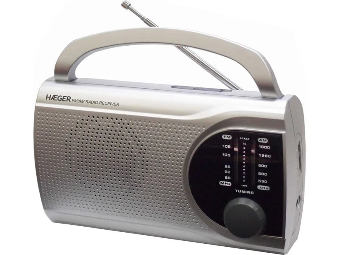 Rádios HAEGER SURROUND | AM/FM, AC/DC, Portátil