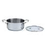 Panela de Cozinha Haeger Inox Pot 24h | Diâmetro 24 cm, Corpo em Aço Inoxidável