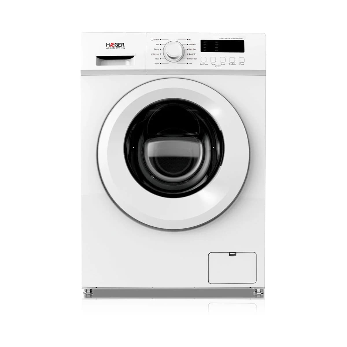 Haeger WM-8KG.002A 8Kg 1200RPM Classe E