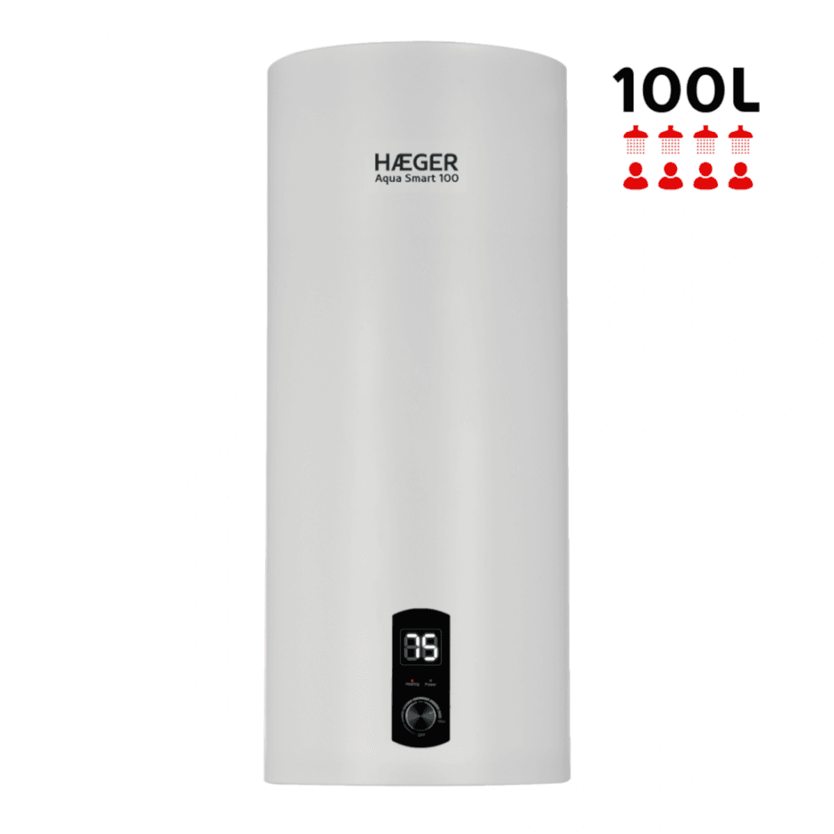 Termoacumulador Haeger Termoacumulador 100l 2000W Aqua Smart 100 - TA-10D.005A