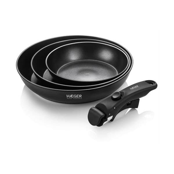 Haeger Frigideiras Easyfitpans 20/24/28cm 3un.
