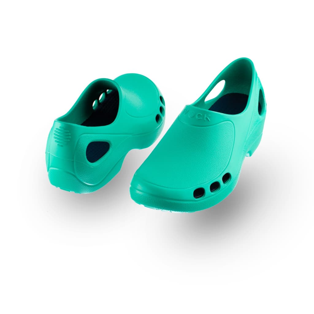 Sapato hospitalar super leve Everlite (42, VERDE)