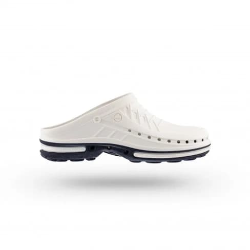 WOCK Socas Brancas e Azuis Clog 13 com Palmilha Conforto 47/48