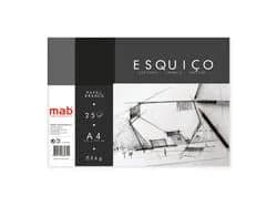 Bloco Esquiço A4 Mab 25 Fls 36 Grs